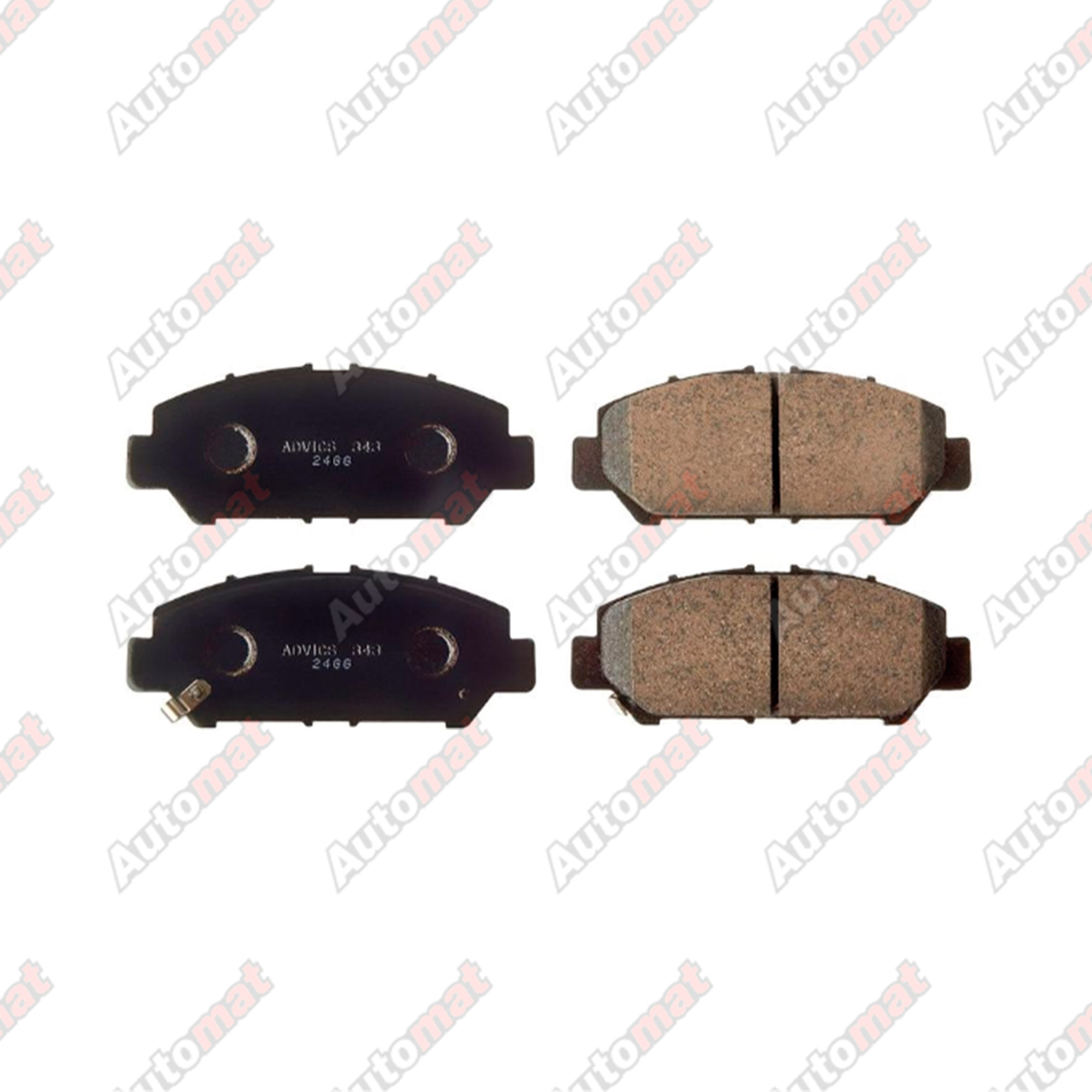 Колодки тормозные дисковые ADVICS SN343P