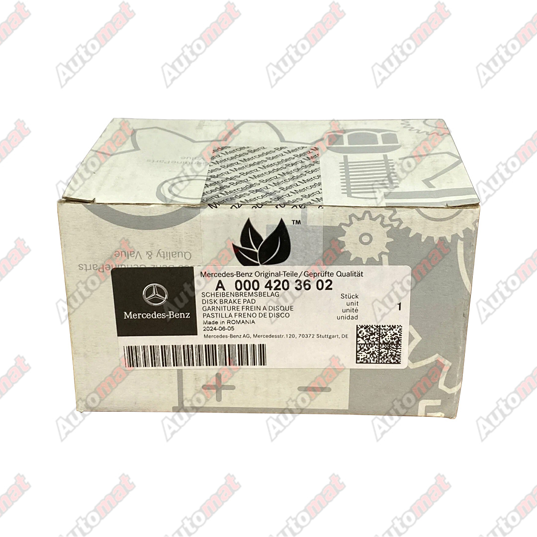 Колодки Mercedes-Benz 0004203602 зад.