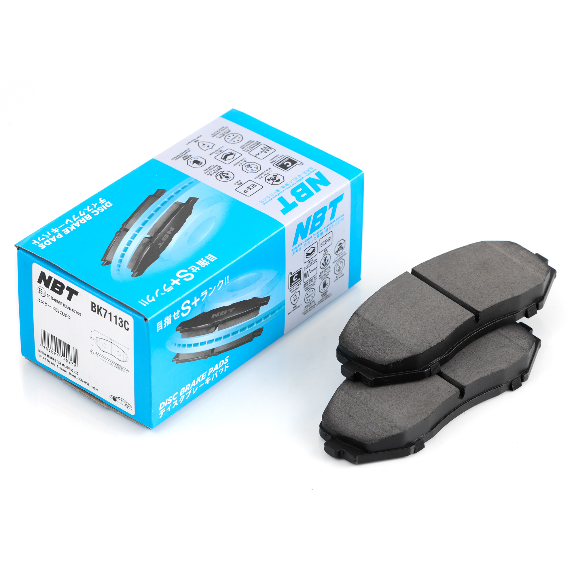 Колодки тормозные дисковые NBT BK7113C / SN131 / AN-723K / NP9003 / SP1416 / 2434601 / GDB3443 / P79018 / AV281 / GP09044 / D9044H