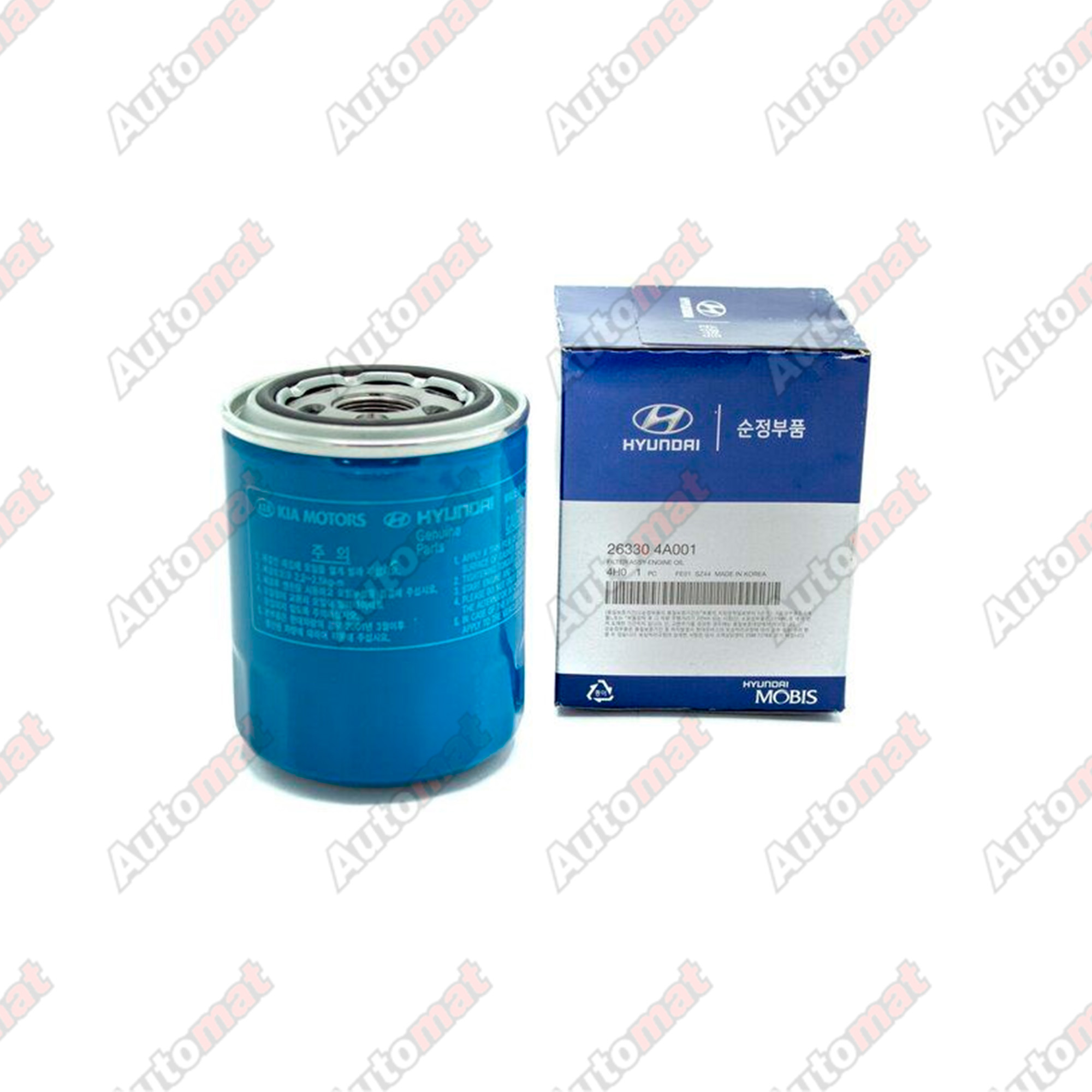 Фильтр масляный Hyundai/Kia 263304A001