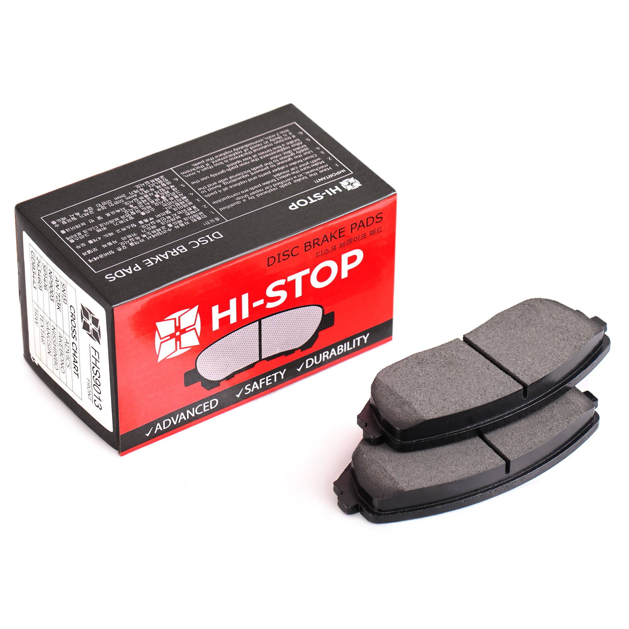 Колодки тормозные дисковые HI-STOP FHS9013 / SN131 / AN-723K / NP9003