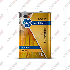 Масло моторное синтетическое NGN GOLD A-Line 5W-40 SN/CF, 4л