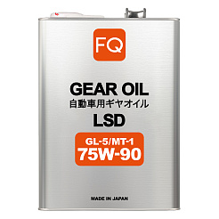 Масло трансмиссионное FQ GEAR GL-5/MT-1 LSD 75W-90 FULLY SYNTHETIC 4л
