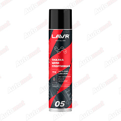 Смазка цепи для мотоциклов LAVR MOTO спортивная, 400 мл